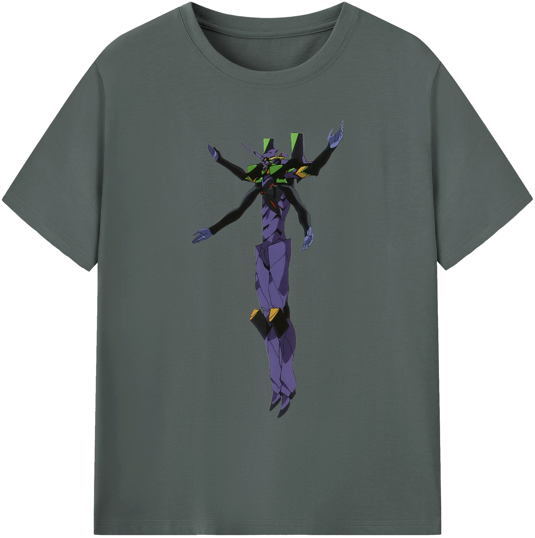 （画像用） EVA 新世紀エヴァンゲリオン 綿100％ メンズ半袖Tシャツ｜肌触りやわらか＆通気性